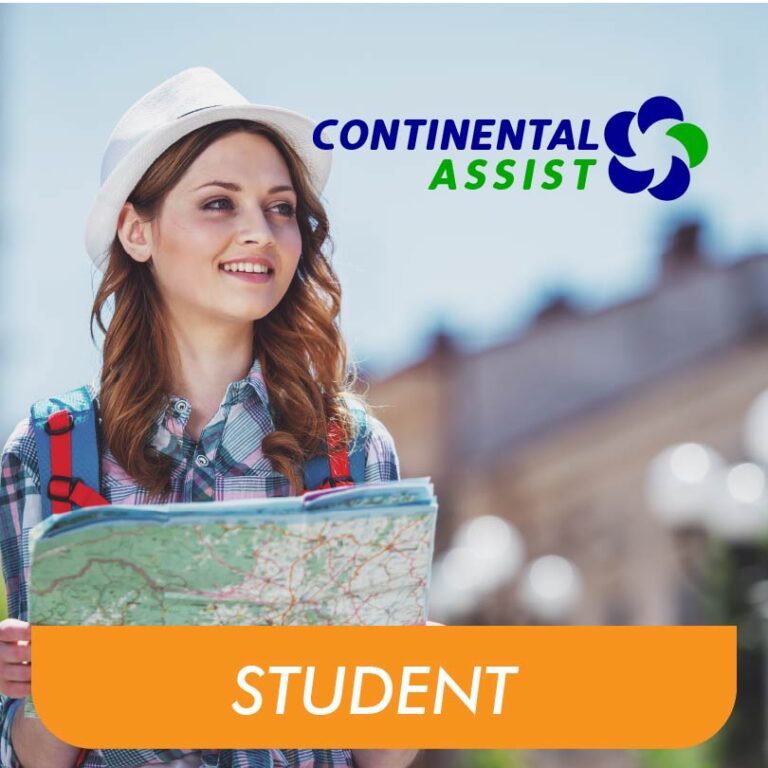Tarjeta de Asistencia Continental Student