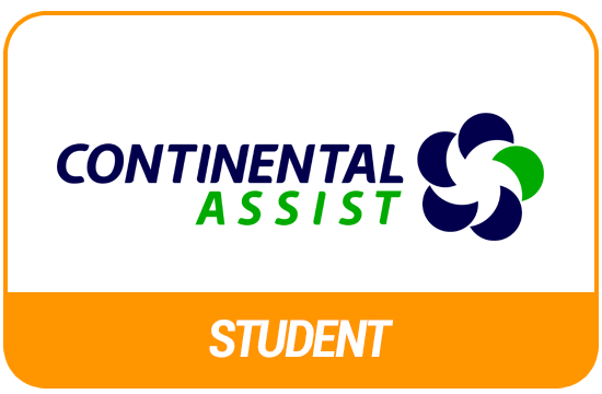 Tarjeta de asistencia médica Continental student
